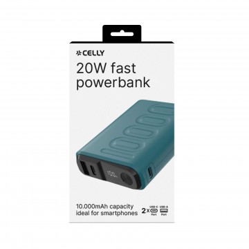 Powerbank  Celly 20W 10000 mAh